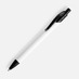 Ручка шариковая Undertone Black Soft Touch, белая с логотипом