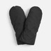 Варежки Warmshape, черные с логотипом