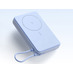 Внешний аккумулятор Xiaomi Magnetic Power Bank 10000 with Built-in Stand Blue с логотипом