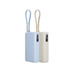 Внешний аккумулятор со встроенным кабелем Xiaomi 67W Power Bank 10000 (Integrated Cable) Ice Blue с логотипом