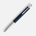 Ручка шариковая Arc Soft Touch, синяя с логотипом