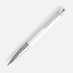 Ручка шариковая Arc Soft Touch, белая с логотипом