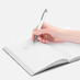 Ручка шариковая Arc Soft Touch, белая с логотипом