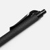 Ручка шариковая Prodir QS01 PRP-P Soft Touch, черная с логотипом