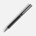 Ручка шариковая Blade Soft Touch, черная с логотипом