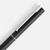 Ручка шариковая Blade Soft Touch, черная с логотипом