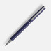 Ручка шариковая Blade Soft Touch, синяя с логотипом