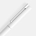 Ручка шариковая Blade Soft Touch, белая с логотипом