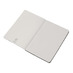 Блокнот Audrey А5 на сшивке в гибкой обложке софт-тач, черный с логотипом