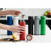 Термос с ситечком Percola, серый с логотипом