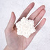 Свеча Snowlight 1, белая, 6 см с логотипом