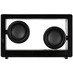 Bluetooth-колонка со светомузыкой Sensofonic, черная с логотипом