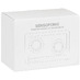 Bluetooth-колонка со светомузыкой Sensofonic, черная с логотипом