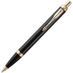 Ручка шариковая Parker IM Core Black GT, черная с логотипом