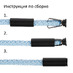 Наконечник для шнурка Nozzle, ver.2, серебристый (хром) с логотипом
