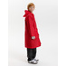 Дождевик детский RainDrop Kids, красный с логотипом