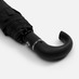 Зонт складной Hooklook, черный с логотипом