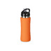 Бутылка для воды Bottle C1, сталь, soft touch, 600 мл, оранжевый с логотипом