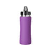 Бутылка для воды Bottle C1, сталь, soft touch, 600 мл, фиолетовый с логотипом
