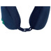 Подушка для путешествий массажная Travel Blue Massage Tranquility Pillow (217), цвет темно-синий с логотипом