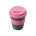Стакан с силиконовой крышкой Cafe, dust pink с логотипом