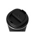 Термокружка CAFe COMPACT, 380 мл, черный с логотипом