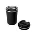 Термокружка CAFe COMPACT, 380 мл, черный с логотипом