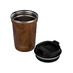 Термокружка CAFe COMPACT, 380 мл, wood с логотипом