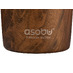 Термокружка CAFe COMPACT, 380 мл, wood с логотипом