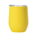 Термокружка Vacuum mug C1, soft touch, 370мл, желтый с логотипом