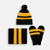 Варежки Winwear, черные с логотипом