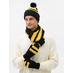 Варежки Winwear, черные с логотипом
