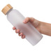 Бутылка для воды BAMBOO PET SOFT 550мл. Белая 6265.07 с логотипом