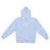 Толстовка с капюшоном оверсайз Lisbon унисекс, небесно-голубой с градиентом в 0 с логотипом