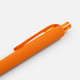 Ручка шариковая Prodir DS8 PRR-T Soft Touch, оранжевая с логотипом