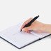 Ручка шариковая Prodir DS8 PRR-T Soft Touch, черная с логотипом
