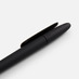 Ручка шариковая Prodir DS5 TRR-P Soft Touch, черная с белым с логотипом