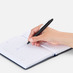 Ручка шариковая Prodir DS5 TRR-P Soft Touch, черная с белым с логотипом