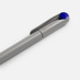 Ручка шариковая Prodir DS1 TMM Dot, серая с синим с логотипом
