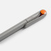Ручка шариковая Prodir DS1 TMM Dot, серая с оранжевым с логотипом