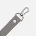 Застежка-карабин Snap hook, M, серебристая (хром) с логотипом
