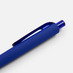 Ручка шариковая Prodir DS8 PRR-T Soft Touch, синяя с логотипом