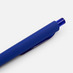 Ручка шариковая Prodir DS8 PRR-T Soft Touch, синяя с логотипом