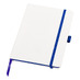 Блокнот ColorNote White, твердая обложка A5, 80 листов, белый с синим с логотипом