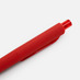 Ручка шариковая Prodir DS8 PRR-T Soft Touch, красная с логотипом