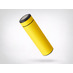Вакуумный термос Vacuum Flask C1, soft touch, 420мл, желтый с логотипом