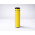 Вакуумный термос Vacuum Flask C1, soft touch, 420мл, желтый с логотипом