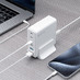 Зарядная станция 4xUSB Type-C, 2xUSB, PD, QC, 160Вт, белый, Deppa с логотипом