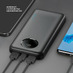 Внешний АКБ NRG Turbo V4 10000 мА-ч, дисплей, черный, Deppa с логотипом