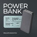 Внешний АКБ NRG Turbo S 20000 mAh, 20Вт, графит, Deppa с логотипом